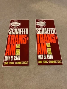 Lime Rock May 9, 1970 Schaefer Trans-Am Posters Super Rare!!!!! - Picture 1 of 1