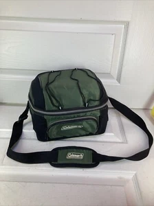 Coleman CHILLER 9-Can Insulated Soft Cooler Lunch Bag GREEN Work Games Camping - Picture 1 of 7