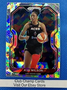 2021 #13 A'Ja Wilson WNBA Panini Prizm Basketball Ice Prizm Aces - Picture 1 of 2