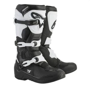 Alpinestars Tech 3 Boots Motocross Enduro Boots Black/White Size 08 (42) - Bild 1 von 2