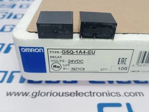 100 Pcs Omron G5Q-1A4-EU-DC24 Relay - Picture 1 of 6