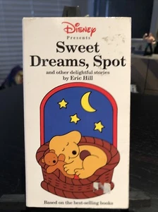 Sweet Dreams, Spot (VHS 1998) Disney Eric Hill Pop-Up-Cover pädagogisch SELTEN RARITÄT - Bild 1 von 5