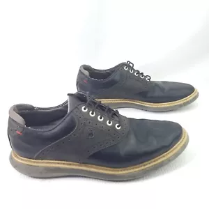 FootJoy Traditions Golfschuhe schwarz klassisch Schnürstollen 57904 Herren Größe 9,5 - Bild 1 von 9