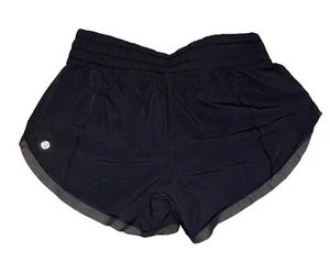 Lululemon Mind Over Miles Short 7 Black Lined Zip Pocket Lined Swift Ultra C11 - Picture 1 of 7