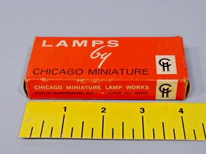 *Box of 10 Chicago Miniature #1835 55V Bayonet Based Lamp Bulbs - Picture 1 of 5