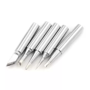 5pcs 936 Electric Brass Soldering Irons Tip Solder Station Conical Bevel Ti*C8 - Picture 1 of 7