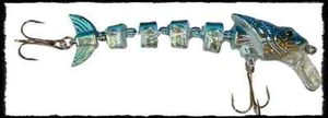 pesce artificiale minnow ve.gi. multi snodato pesca spinning traina mare spigola - Foto 1 di 1