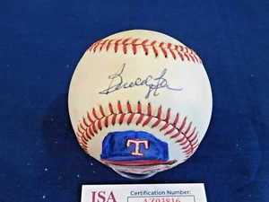 Baseball firmato Buddy Bell dipinto a mano ONL Lee MacPhail JSA COA - Foto 1 di 6