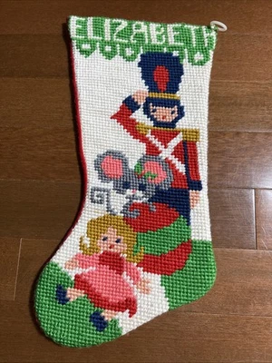Bernat Needlepoint Navidad Medias Muñeca Soldado Ratón Juguetes De Colección 1983 Elizabet Foto 1 de 4