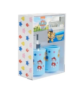 Paw Patrol 3-teiliges Badzubehör-Set, Zahnbürstenhalter Seifenpumpe Aufbewahrungseimer - Bild 1 von 13