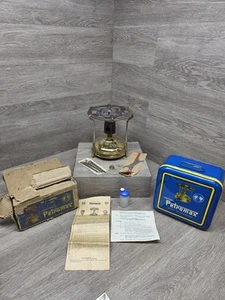 VINTAGE PETROMAX NR. 100 DEUTSCHLAND KAMINOFEN MIT ORIGINAL BLECH METALLGEHÄUSE VERSANDKOSTENFREI! - Bild 1 von 24