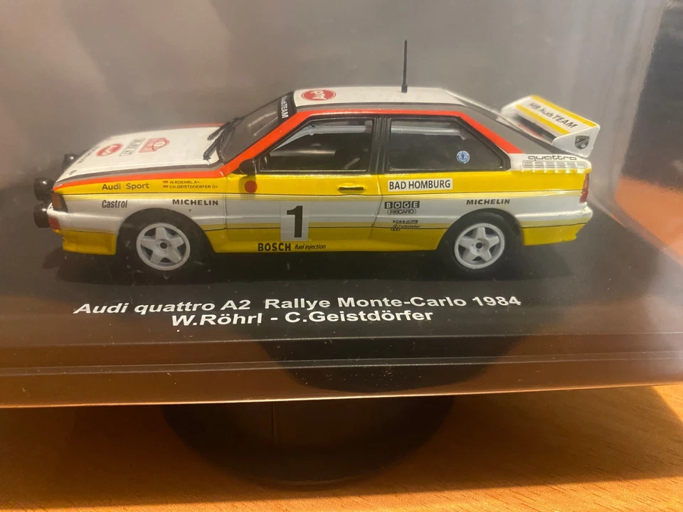 CENTAURIA 1/43 - Ref: PROMO x ABBONATI - AUDI QUATTRO A2 - RALLY MONTECARLO 1984 - Immagine 1 di 4