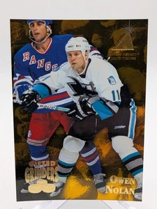 💥 1995 - 1996 Pinnacle Zenith Owen Nolan Gifted Grinders NHL San Jose Sharks - Picture 1 of 2