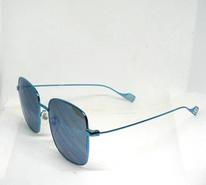 Authentic Balenciaga BB0087SK 007 Blue Mirror Lens Sunglasses - Made in Italy - Picture 1 of 7