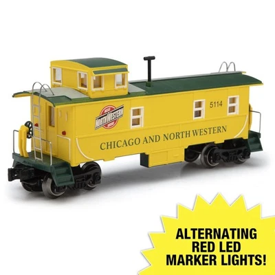 O Gauge Off-Set Cupola Caboose -CHICAGO & NOTHWESTERN - Never Ran - Image 1 of 4