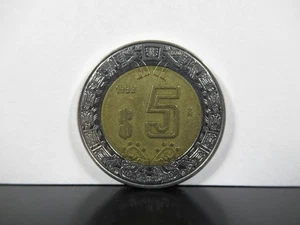 Mexiko 5 Pesos 1999 Münze A0709 - Bild 1 von 2