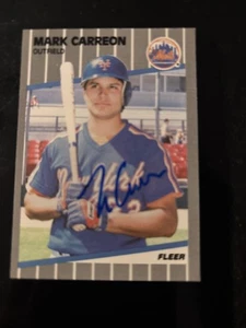 1989 Fleer - Mark Carreon #29 Glossy - Picture 1 of 2