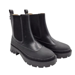 Coach Damengröße 7,5 B Jayla Chelsea schwarze Lederstiefeletten - Bild 1 von 12