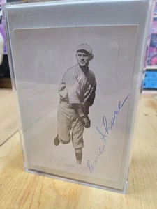 Ernie Shore Red Sox signed handsigniert 3x5 Postkarte Winston-Salem  - Bild 1 von 4