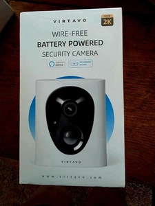 Set of 2 Security Cameras Wireless Indoor/Outdoor, Battery Powered, two way talk - Picture 1 of 5