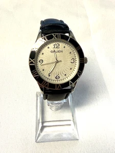 Reloj Hombre Gruen, Esfera Blanca, Banda Negra, Batería Nueva - Imagen 1 de 5