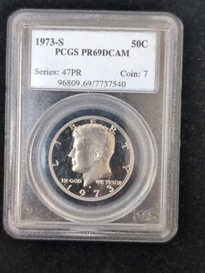 1973-S Kennedy Half PR69DCAM PCGS - Picture 1 of 4