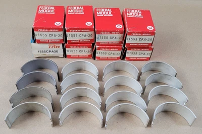 Rodamientos de varillas 1555CPA-20 Buick 400 Olds 400 Pont 236 350 389 400 GTO 421 428 455 Foto 1 de 4