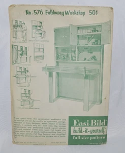 Vintage Easi-Costruzione n. 576 Modello Officina Pieghevole Costruiscilo da solo 1955 - Foto 1 di 2