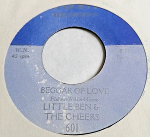 Little Ben & The Cheers - Beggar Of Love - Rush - 60's Soul 45 - Ex - Picture 1 of 2