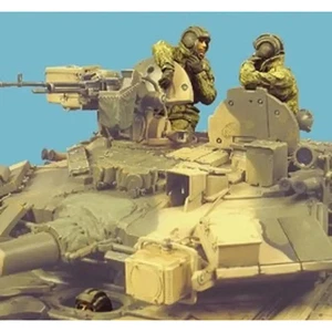 1/35 3pcs Resin Model Kit Modern Russian Soldiers T-90 Tank Crew Unpainted - Picture 1 of 1