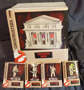 Department 56 Ghostbusters Library and Figures - Picture 1 of 15