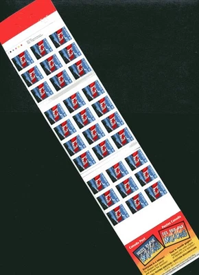 CANADA 1998, "FLAG OVER ICEBERG" Scott 1698 in BKLT Scott BK215C-a, MNH - Image 1 of 2