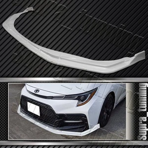 For 2020-2025 Toyota Corolla XSE SE Front Bumper Body Spoiler Lip Painted White - Picture 1 of 6