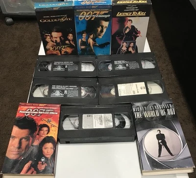 007: (5-VHS Collection Lot) Foto 1 de 2