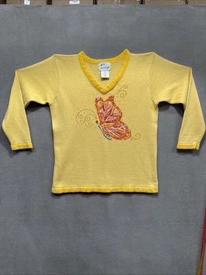 Quacker Factory Sweater Large  Beaded Butterfly Sequin Pullover Snowflake Women - Image 1 of 4