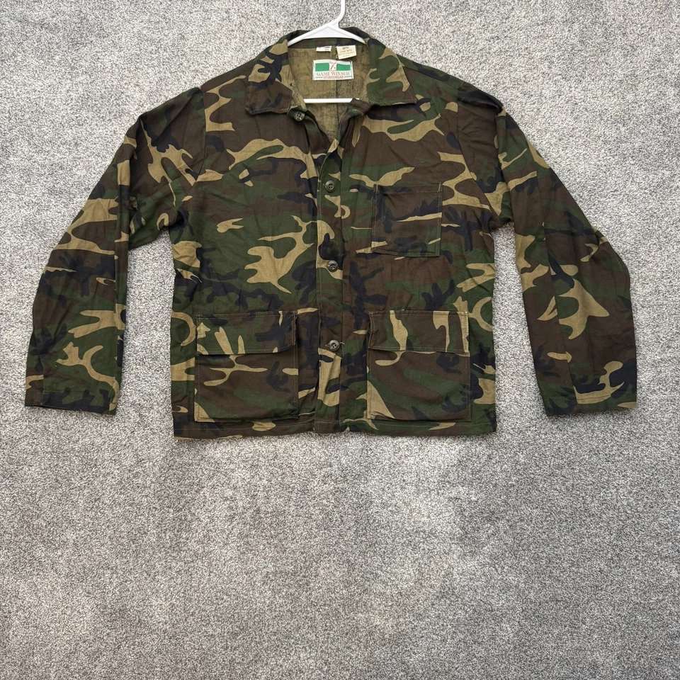 Game Winner Sportswear Jungle Camo Shirt M 32/34 Hunting Vintage Cargo Gorpcore - Image 1 of 4