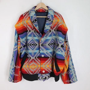 Vintage Pendleton Beaver State Bomberjacke Herren XXL Wolle Adler Gesäßtaschen gefüttert - Bild 1 von 15