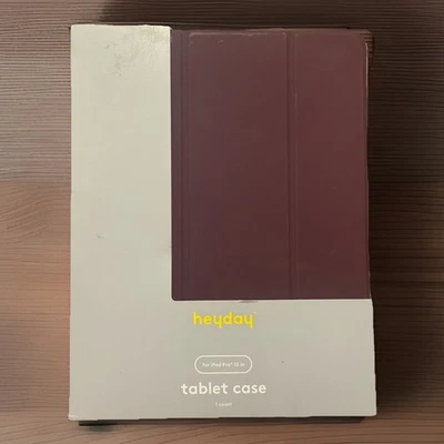 Heyday Tablet Case for Apple iPad 13” - Tri Fold Stand Dark Cherry iPad Case - Image 1 of 2