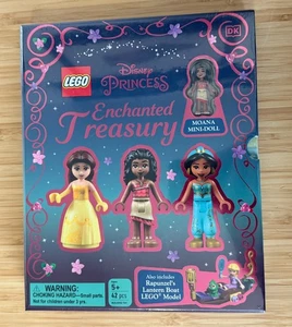LEGO Disney Princess Enchanted Treasury Hardcover Book w/ Minifigures *NEW* - Picture 1 of 9