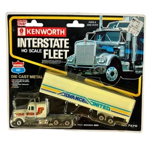 Kenworth Interstate Fleet HO Scale Die Cast Metal Truck & Trailer - Picture 1 of 2