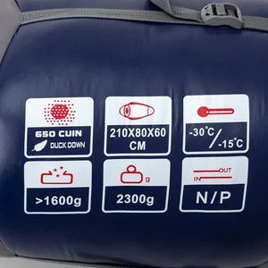 Ultraleichter Mumien Daunen Schlafsack Ente Daune Outdoor Camping Reise - Bild 1 von 10