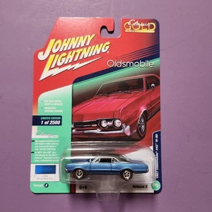 JOHNNY LIGHTNING CLASSIC GOLD R2 1967 OLDSMOBILE 442 W-30 - Blue SEALED - Picture 1 of 2