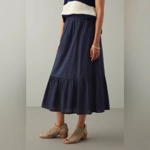 J. Jill Easy Tiered Maxi Skirt - Picture 1 of 8