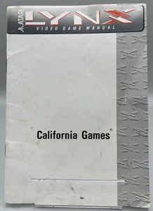 California Games (Atari Lynx, 1989) SOLO manuale - Foto 1 di 2