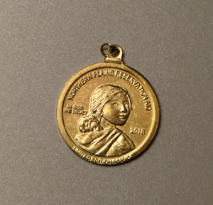 2018 Northern Plains Reservation Limited Edition Pendant JIM THORPE - Picture 1 of 3