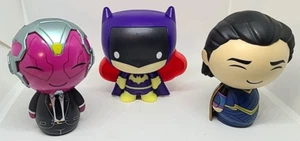 Menge 3 Funko Dorbz Loki & Captain Marvel Black Suit + Bat Girl Mini Figur - Bild 1 von 13