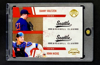 Combos ganadores de Playoff Contenders 2011 #10 Danny Hultzen/John Hicks Mariners Foto 1 de 4