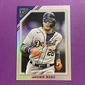 2022 Topps Gallery SP Rainbow Foil Javier Baez #138 Detroit Tigers - Picture 1 of 3