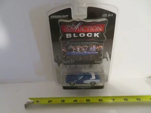 Bloque de subasta Greenlight Barrett-Jackson 1971 Plymouth Cuda Conv negro/blanco 2008 nuevo en paquete - Imagen 1 de 3