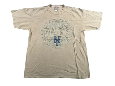 NY Yankees Mets Subway Series T Shirt Men's Size XL Green Logo Short Sleeve Y2K - Image 1 of 4